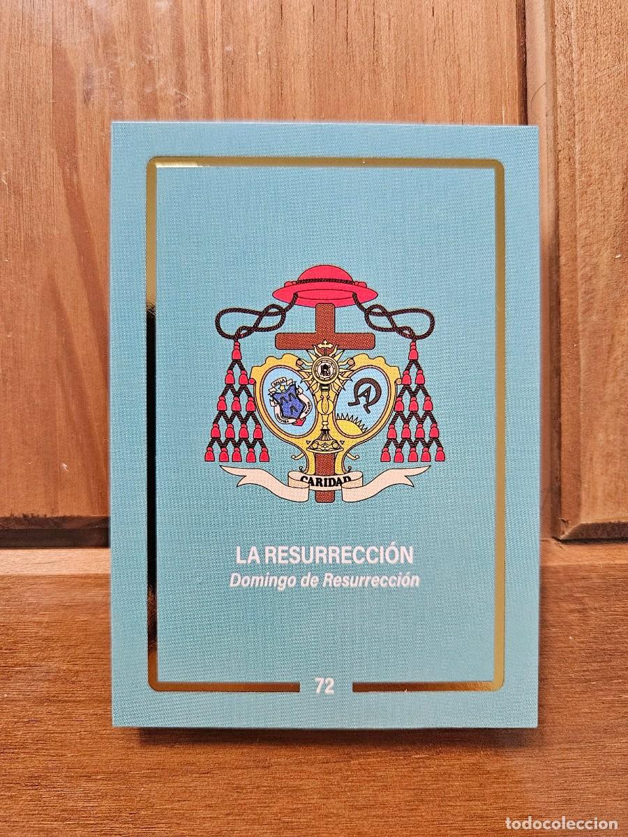 Collectable Antique Stickers: N&ordm; 72 ESCUDO LA RESURRECCION SEMANA SANTA SEVILLA 2025 HOLY CARDS