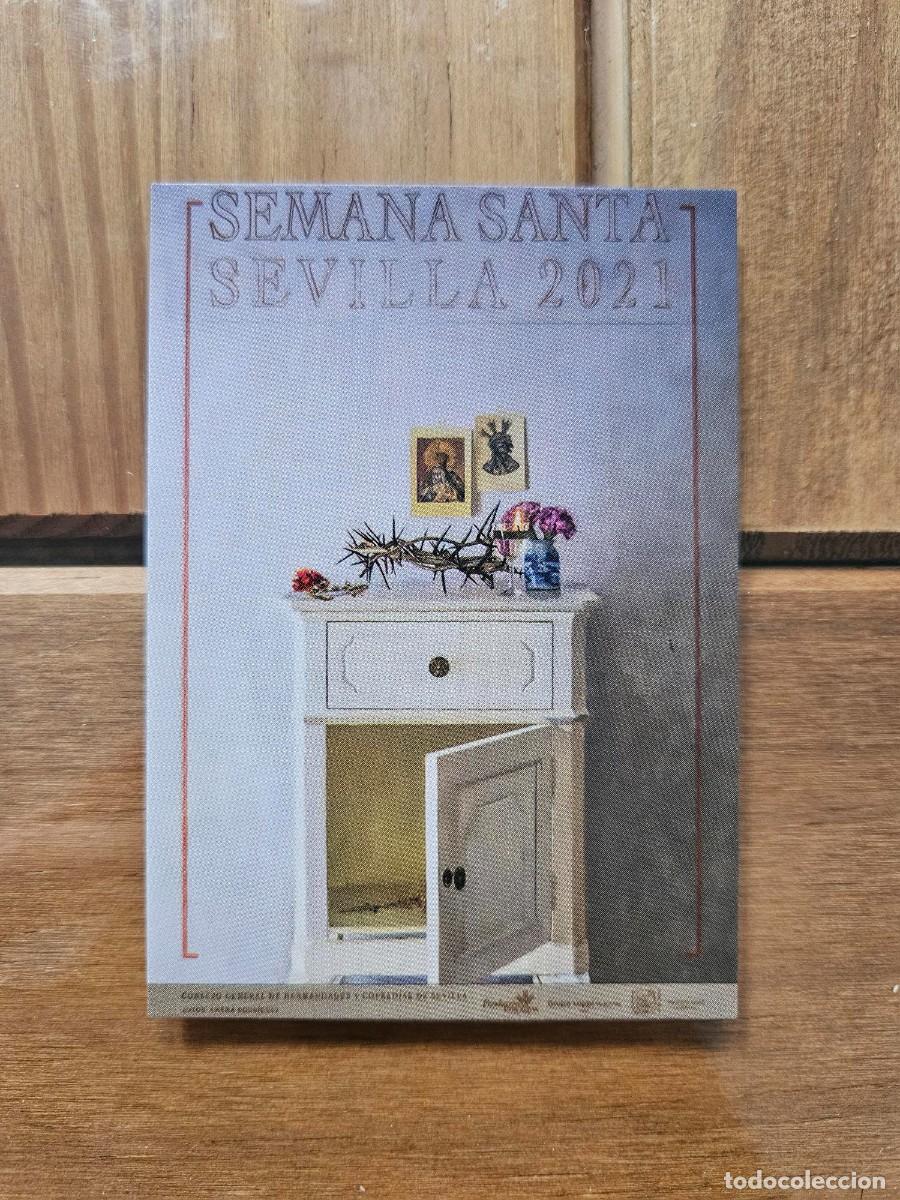 Collectable Antique Stickers: N&ordm; 645 CARTEL SEMANA SANTA 2021 SEMANA SANTA SEVILLA 2025 HOLY CARDS