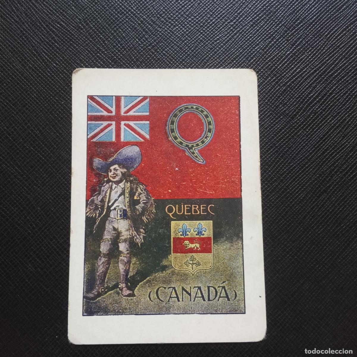 Sammeln alte Sammelbilder: QUEBEC CANADA BANDERA CHOCOLATES CROMO - CC10 SB1