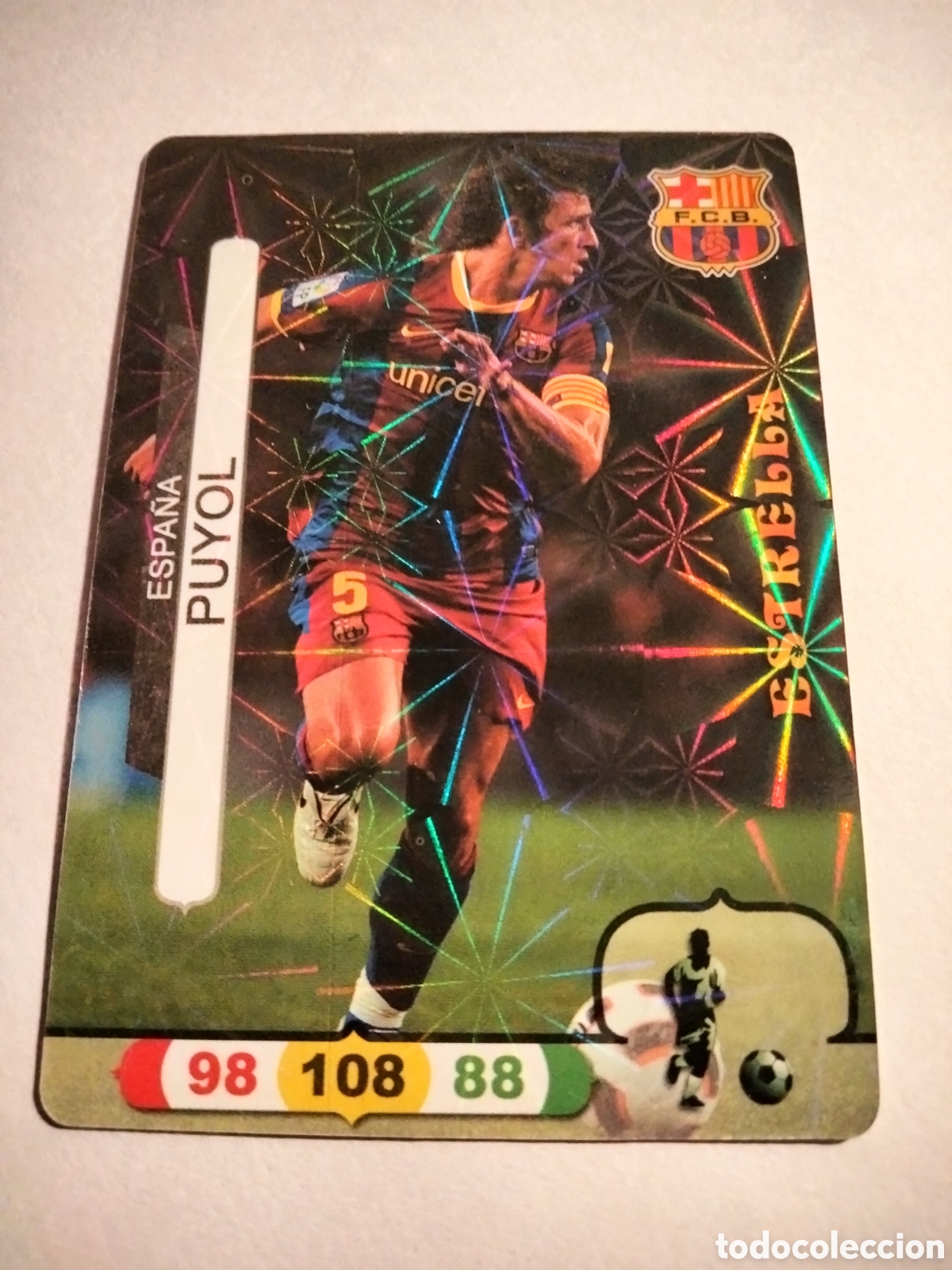 Collezionismo Figurine antiche: PUYOL FC. BARCELONA ESTRELLA CIMA DE LA LIGA 2011/12
