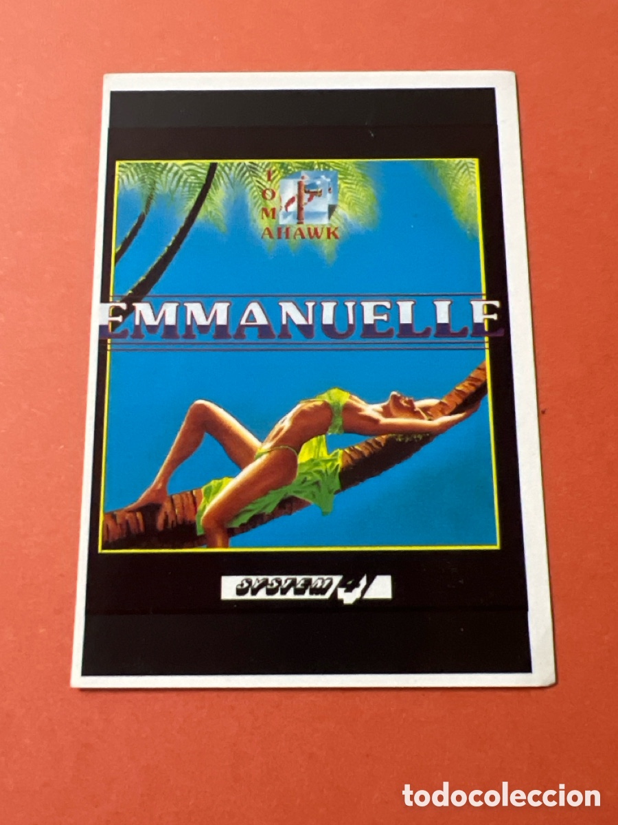 Coleccionismo cromos antiguos: C3918. SOFTWARE COLLECTION CROMO NUNCA PEGADO N&ordm; 101 EMMANUELLE - Foto 1
