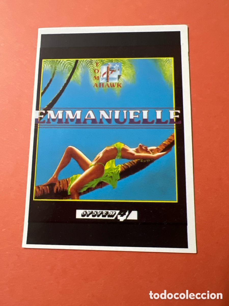 Coleccionismo cromos antiguos: C3916. SOFTWARE COLLECTION CROMO NUNCA PEGADO N&ordm; 101 EMMANUELLE - Foto 1