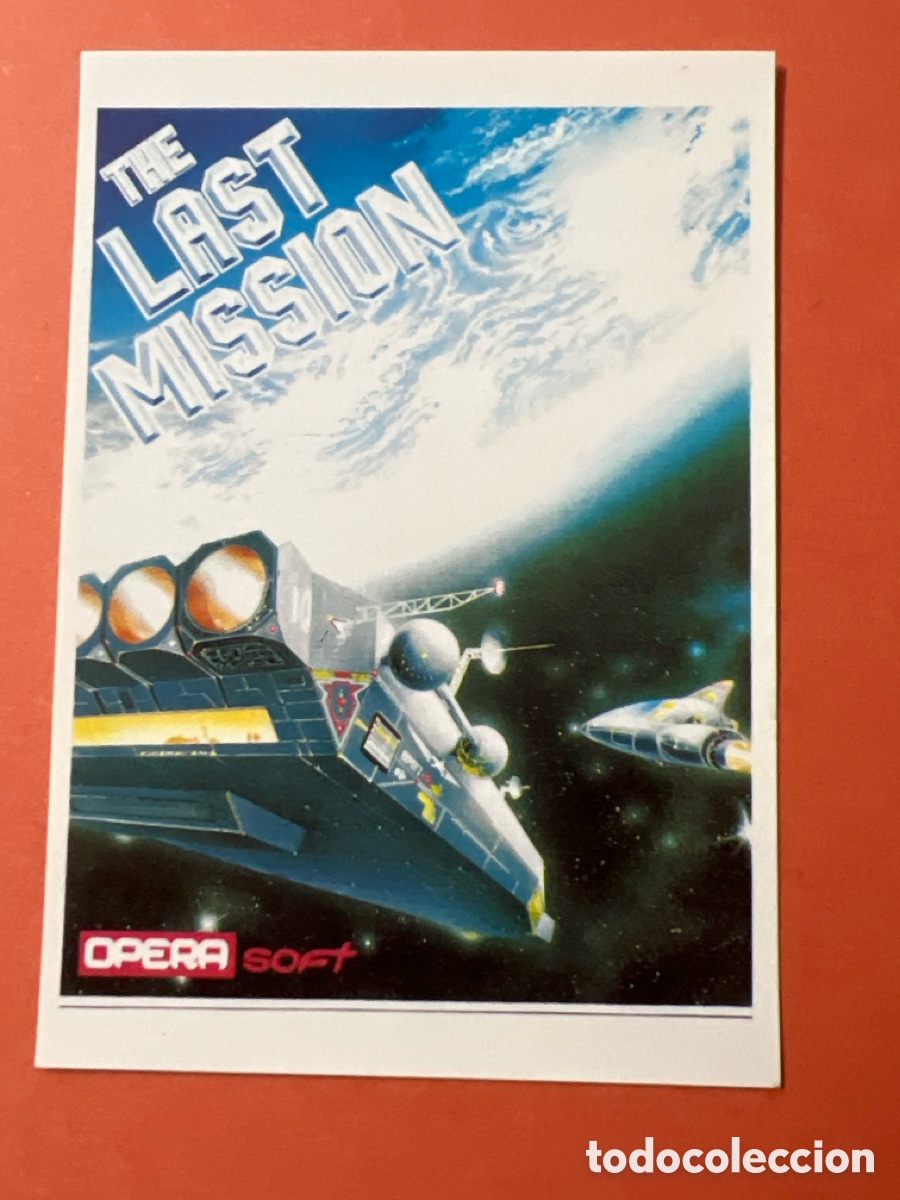 Coleccionismo cromos antiguos: C4022. CROMO SOFTWARE COLLECTION 8 LAST MISSION - Foto 1