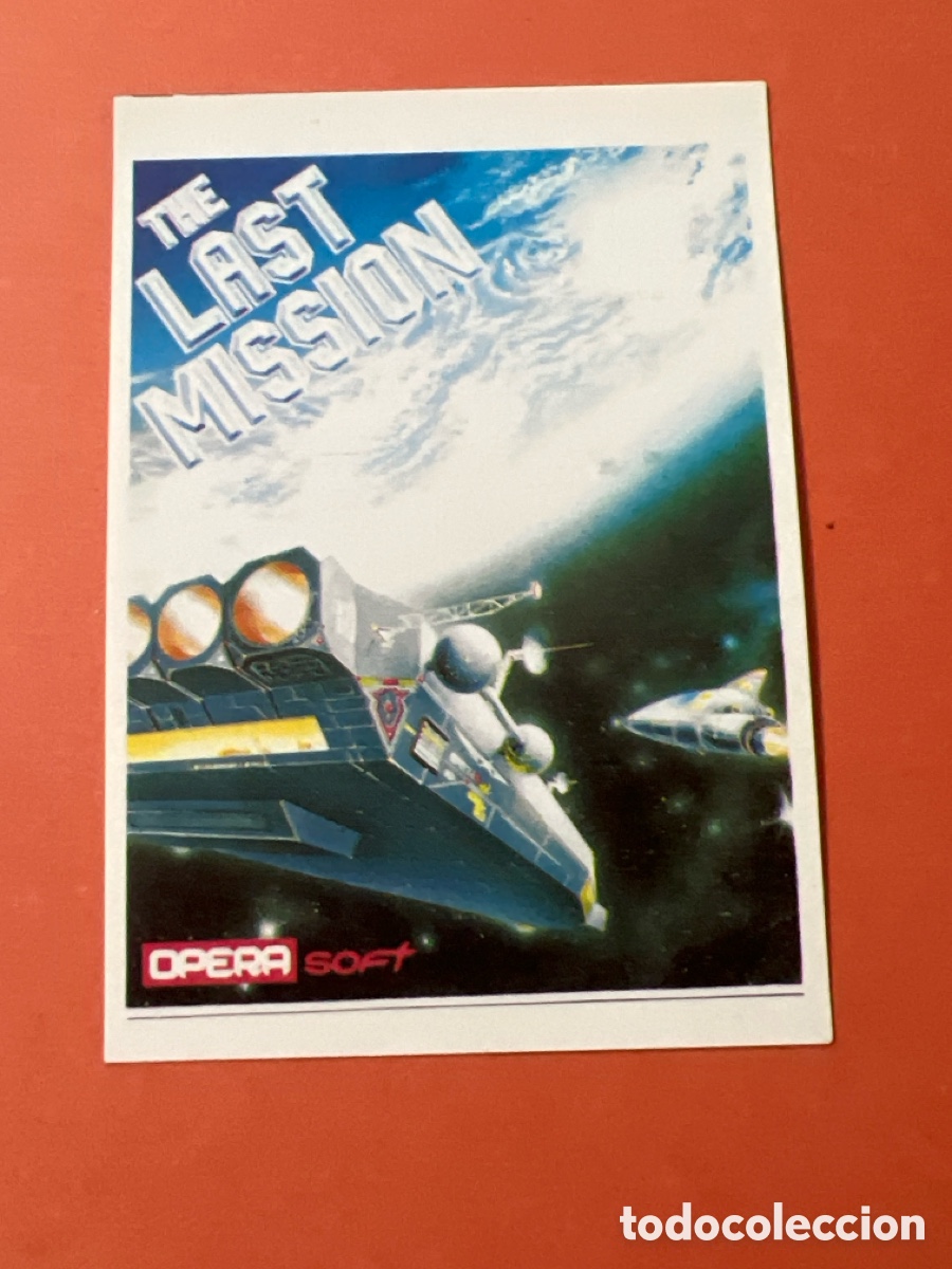 Coleccionismo cromos antiguos: C4037. CROMO SOFTWARE COLLECTION 8 LAST MISSION - Foto 1