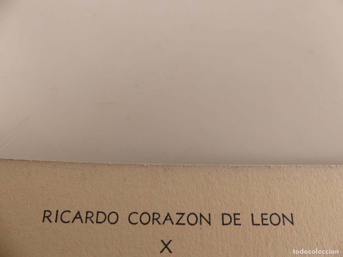Coleccionismo cromos antiguos: COLECCION LOTE DE 10 CROMOS &ndash; RICARDO CORAZON DE LEON - Foto 8