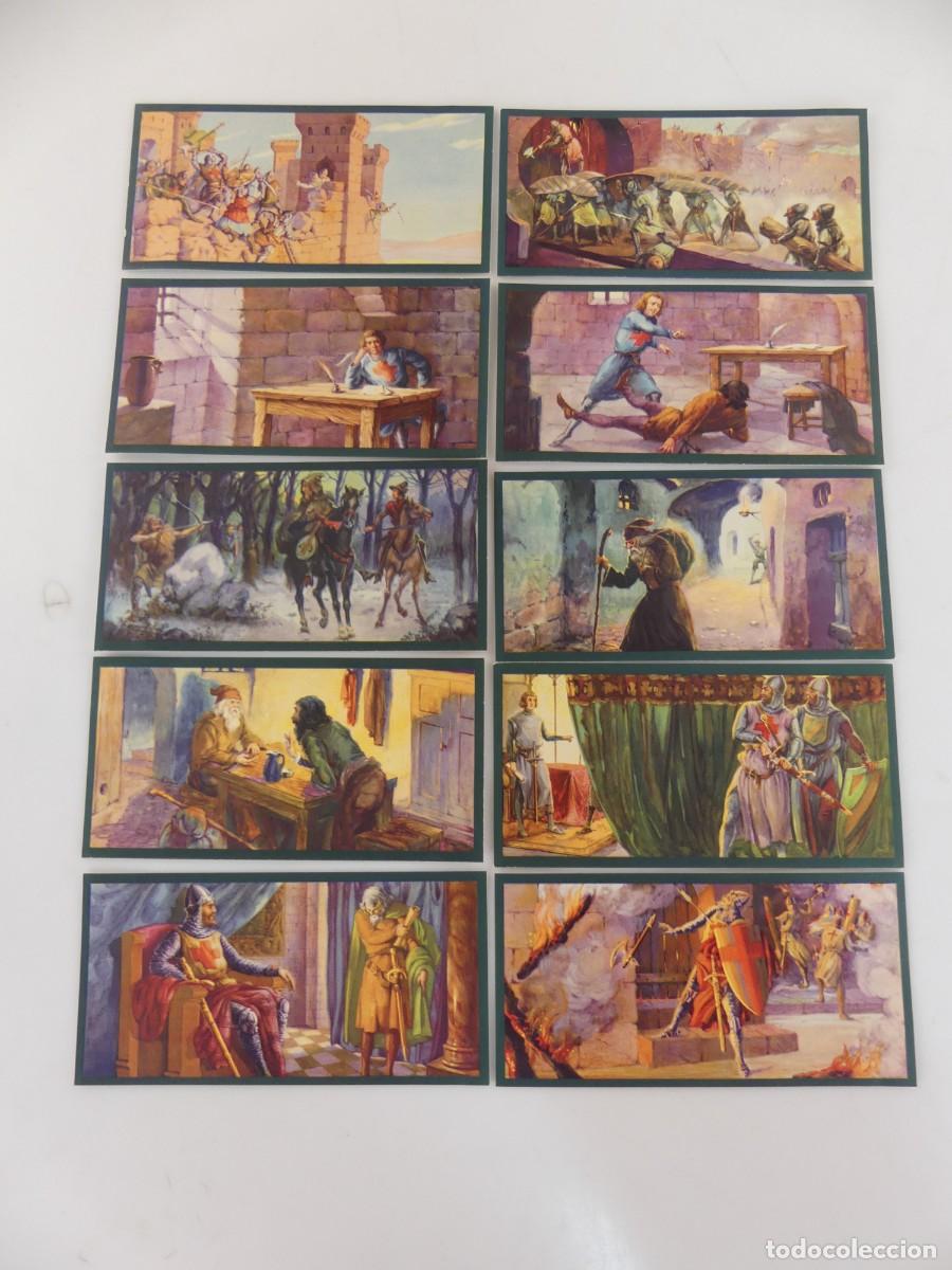 Coleccionismo cromos antiguos: COLECCION LOTE DE 10 CROMOS &ndash; RICARDO CORAZON DE LEON - Foto 1