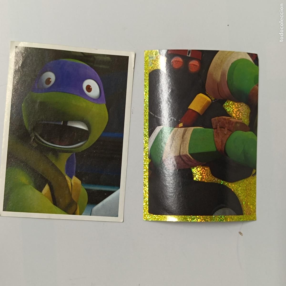 Coleccionismo cromos antiguos: LOTE 2 CROMOS TURTLES. SIN PEGAR. - Foto 1