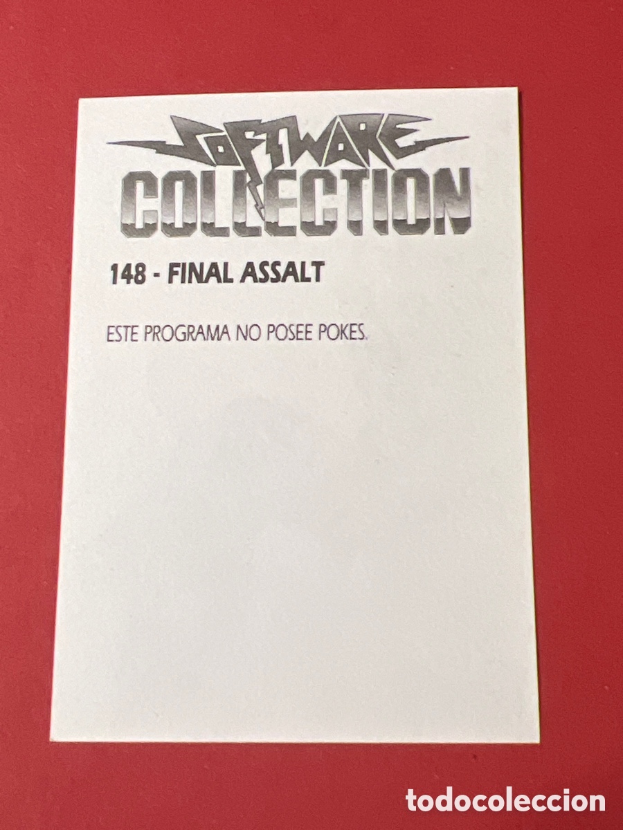 Coleccionismo cromos antiguos: C5035. SOFTWARE COLLECTION CROMO NUNCA PEGADO N&ordm; 148 FINAL ASSALT - Foto 2