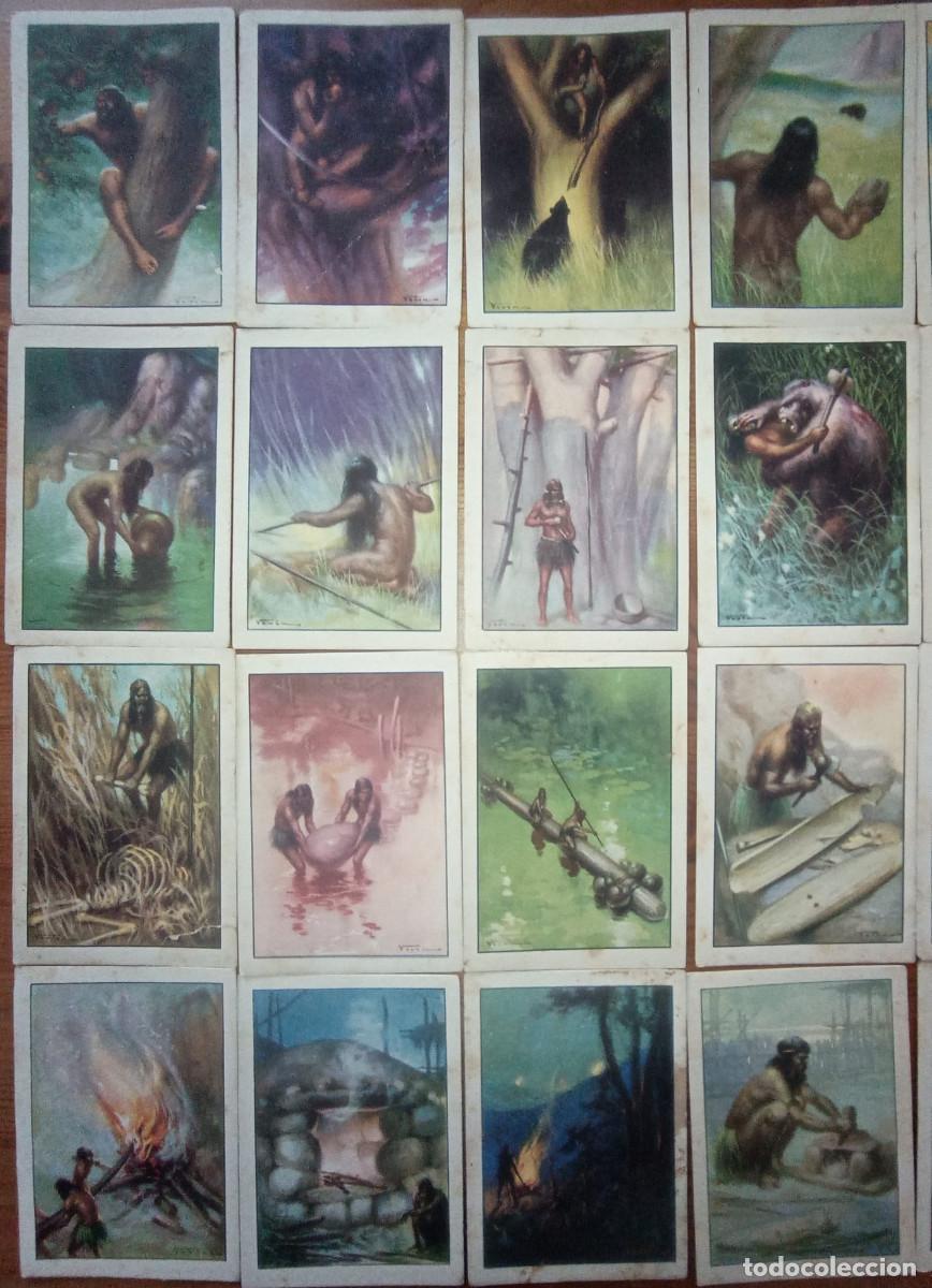 Coleccionismo cromos antiguos: HISTORIA DEL PROGRESO HUMANO COLECCI&Oacute;N DE 28 CROMOS. Chocolates Amatller - Foto 3