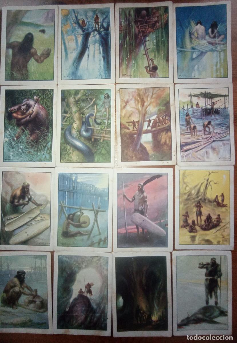 Coleccionismo cromos antiguos: HISTORIA DEL PROGRESO HUMANO COLECCI&Oacute;N DE 28 CROMOS. Chocolates Amatller - Foto 5