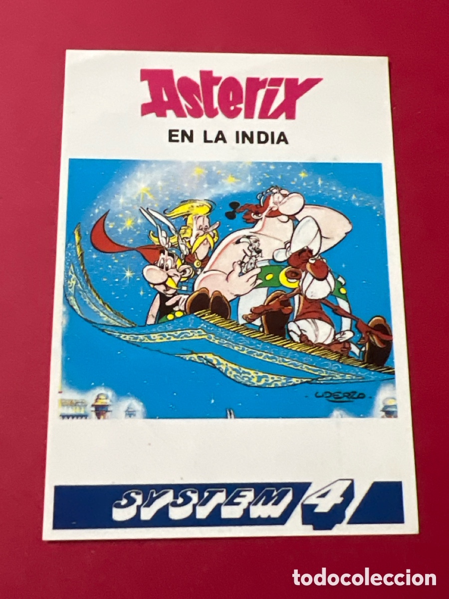 Coleccionismo cromos antiguos: C6734. SOFTWARE COLLECTION CROMO NUNCA PEGADO N&ordm; 110 ASTERIX EN LA INDIA - Foto 1