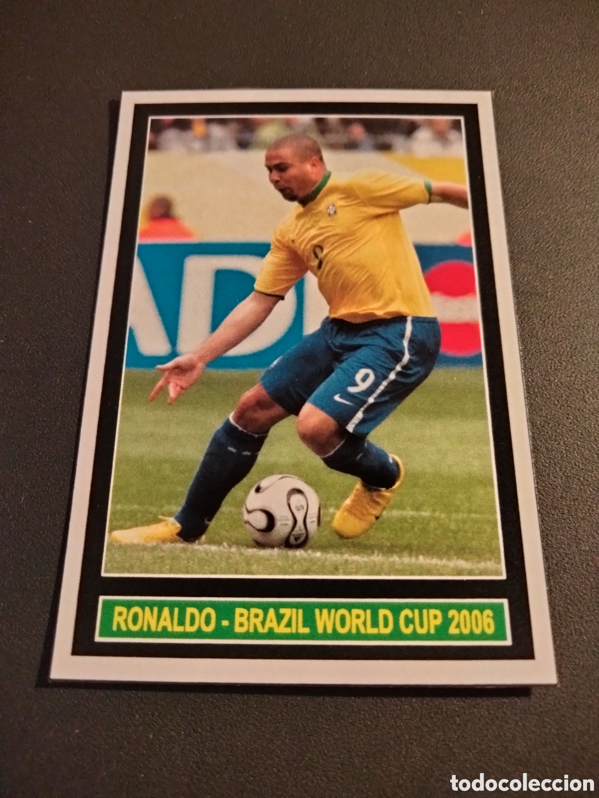 Collectionnisme Cartes &agrave; collectionner anciennes: RONALDO NAZARIO WORLD CUP 2006 FIGURINE CALCIATORI CAMPIONI DEL PASSATO CROMO STICKER SIN PEGAR 4,8x