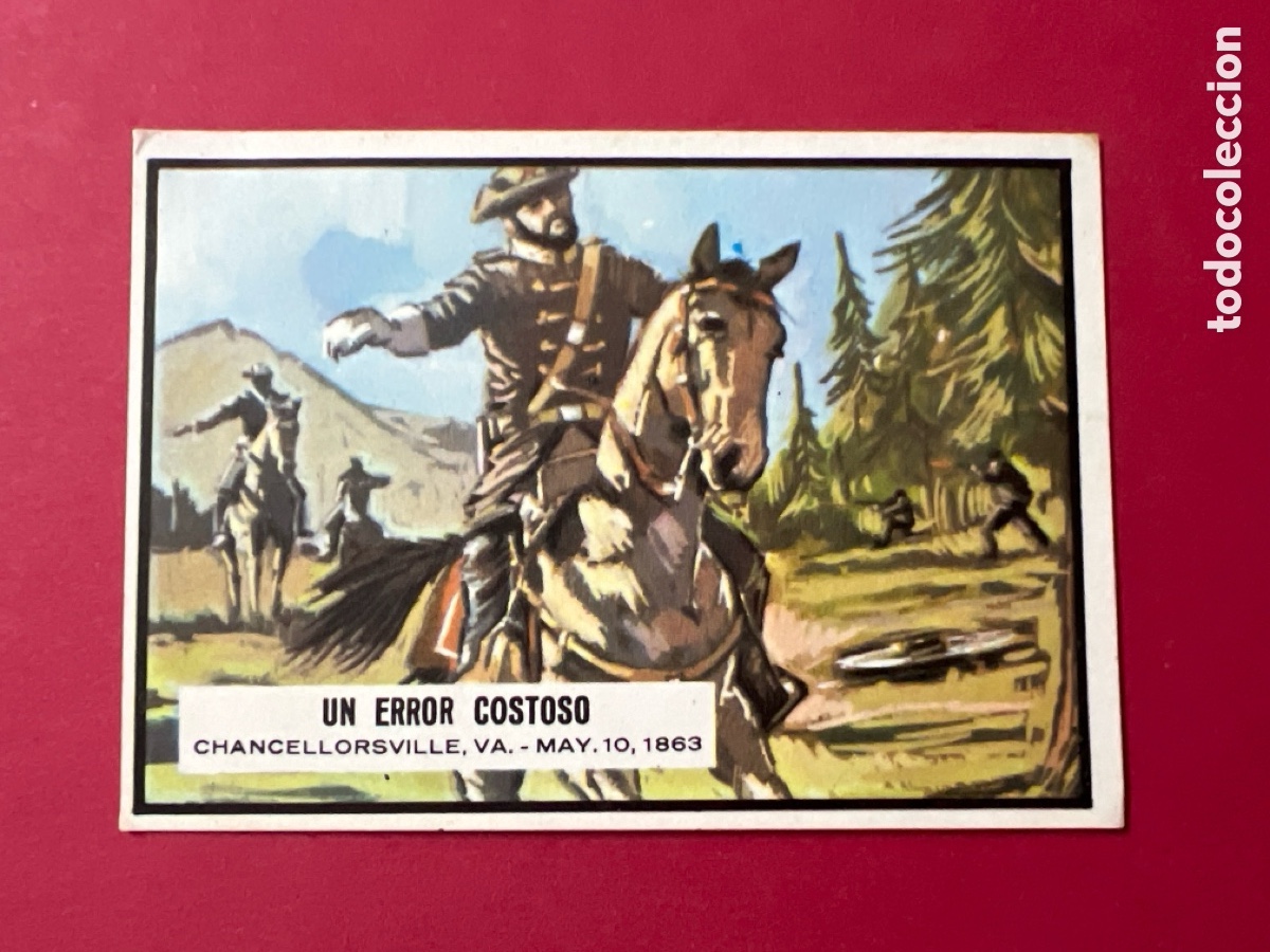 Collectionnisme Cartes &agrave; collectionner anciennes: L743. CROMO GUERRA CIVIL WAR NEWS N&ordm; 43 UN ERROR COSTOSO - TOPPS 1968