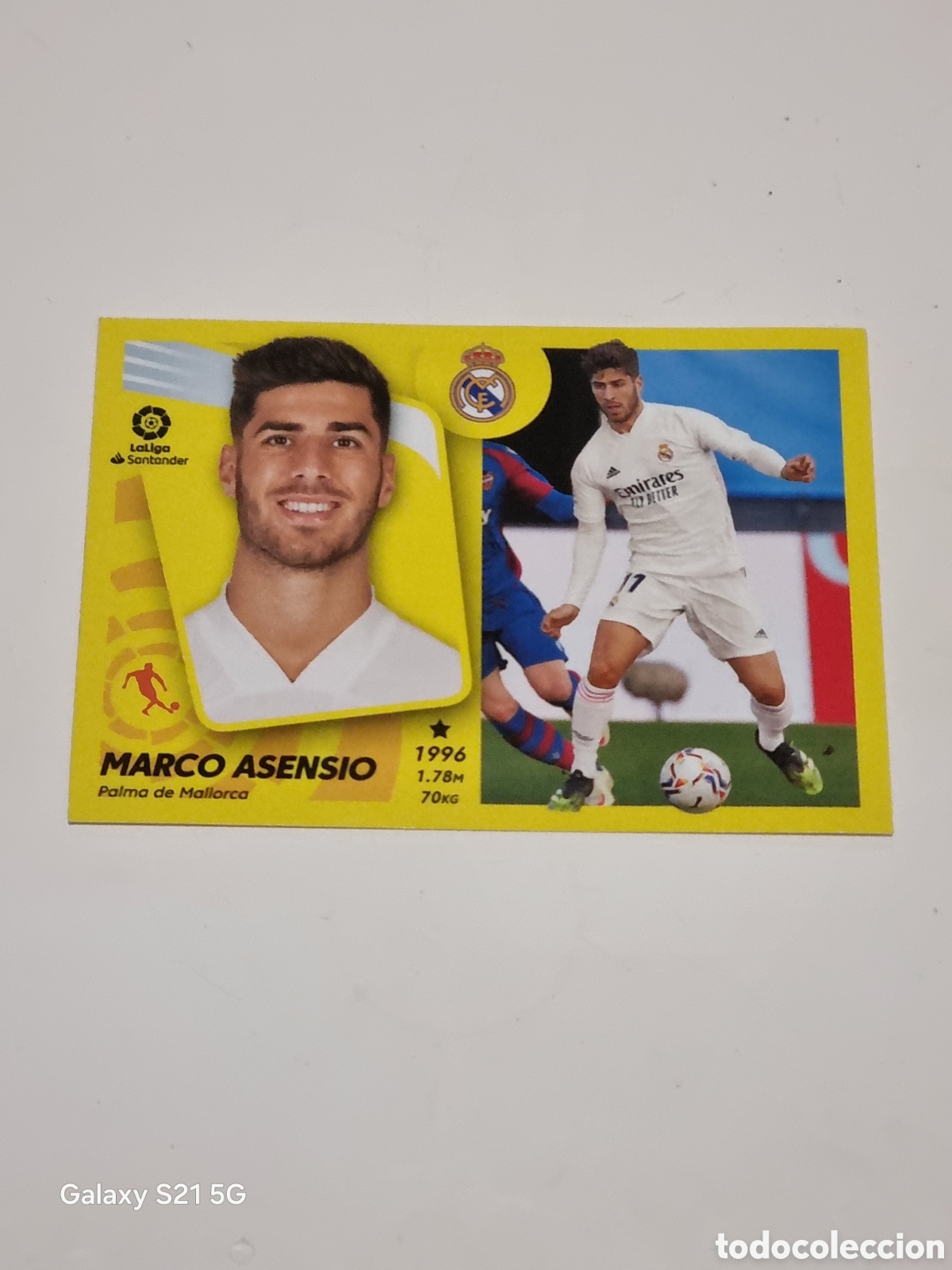 Coleccionismo Cromos antiguos: 17A - ASCENSIO REAL MADRID LIGA ESTE 2021-2022