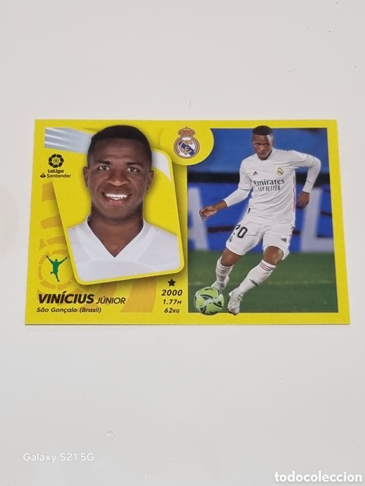 Coleccionismo Cromos antiguos: 20 - VINICIUS REAL MADRID LIGA ESTE 2021-2022