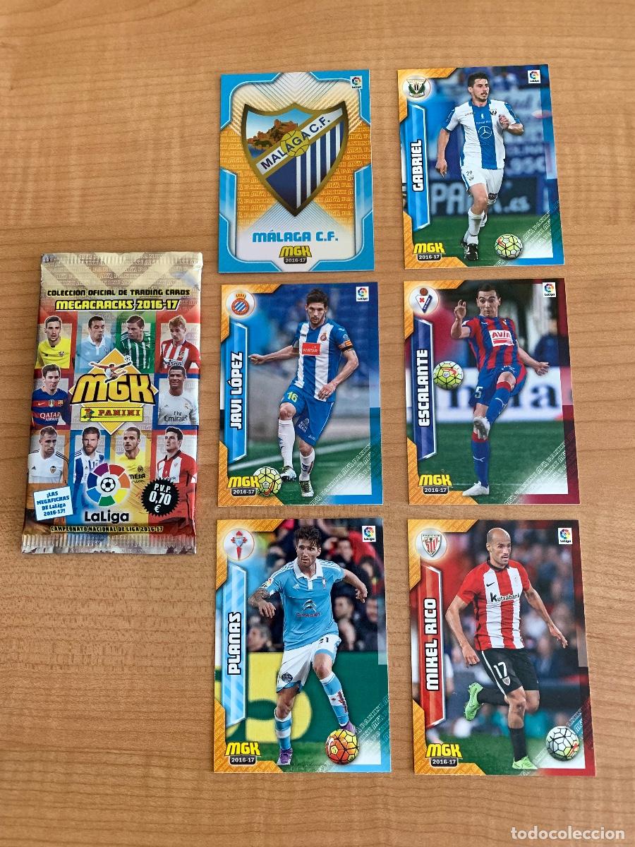 Coleccionismo cromos antiguos: 6 cromos con sobre Megacracks 2016-17 - Foto 1