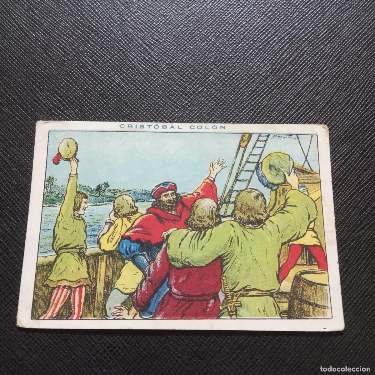Coleccionismo cromos antiguos: 21 CRISTOBAL COLON CHOCOLATES JUNCOSA CROMO - CC10 SB4 B - Foto 1