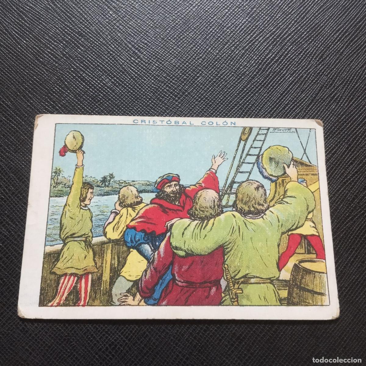 Coleccionismo cromos antiguos: 21 CRISTOBAL COLON CHOCOLATES JUNCOSA CROMO - CC10 SB4 C - Foto 1