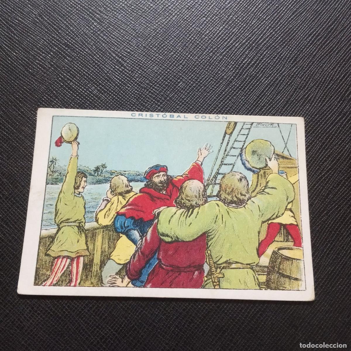 Coleccionismo cromos antiguos: 21 CRISTOBAL COLON CHOCOLATES JUNCOSA CROMO - CC10 SB4 D - Foto 1