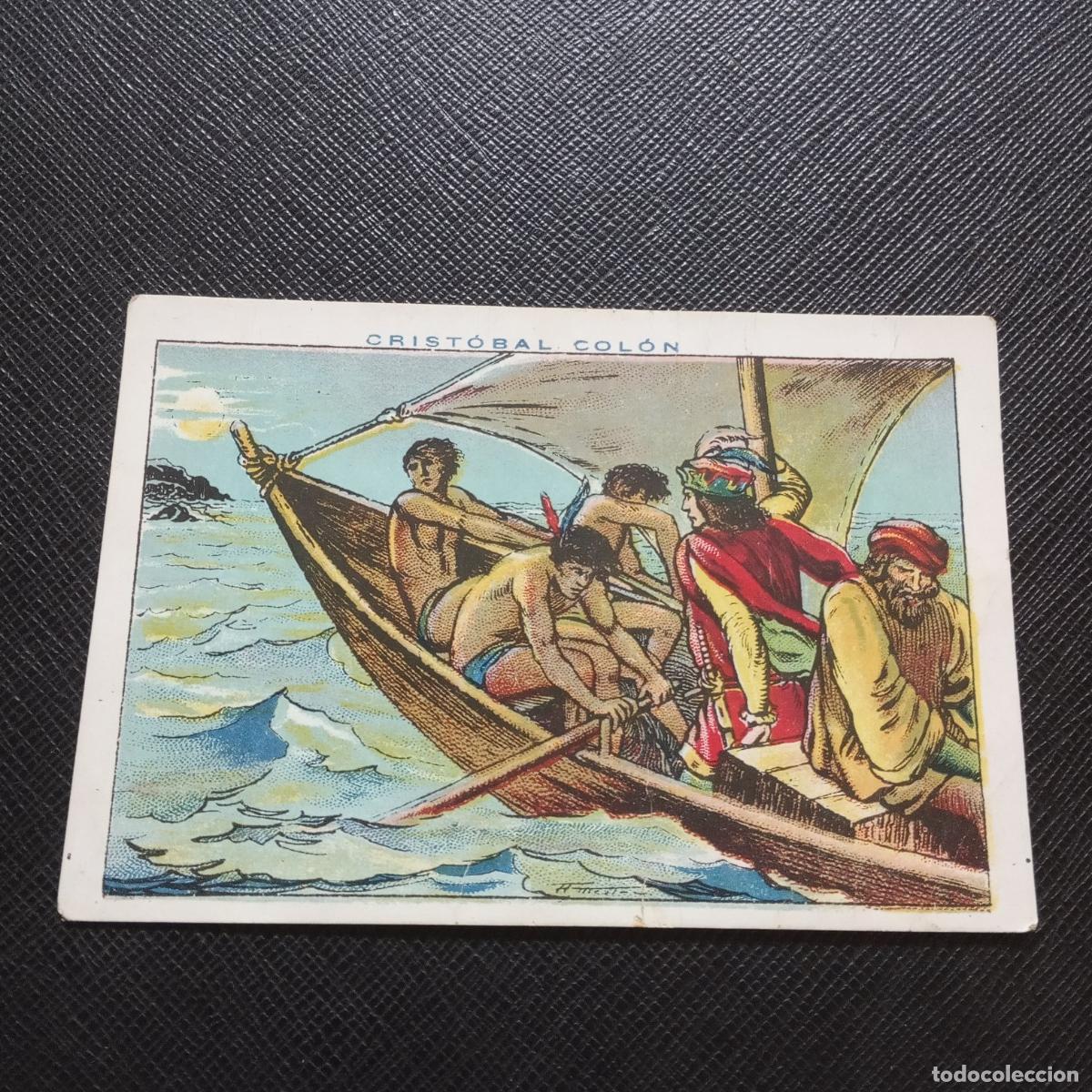 Coleccionismo cromos antiguos: 30 CRISTOBAL COLON CHOCOLATES JUNCOSA CROMO - CC10 SB4 B - Foto 1