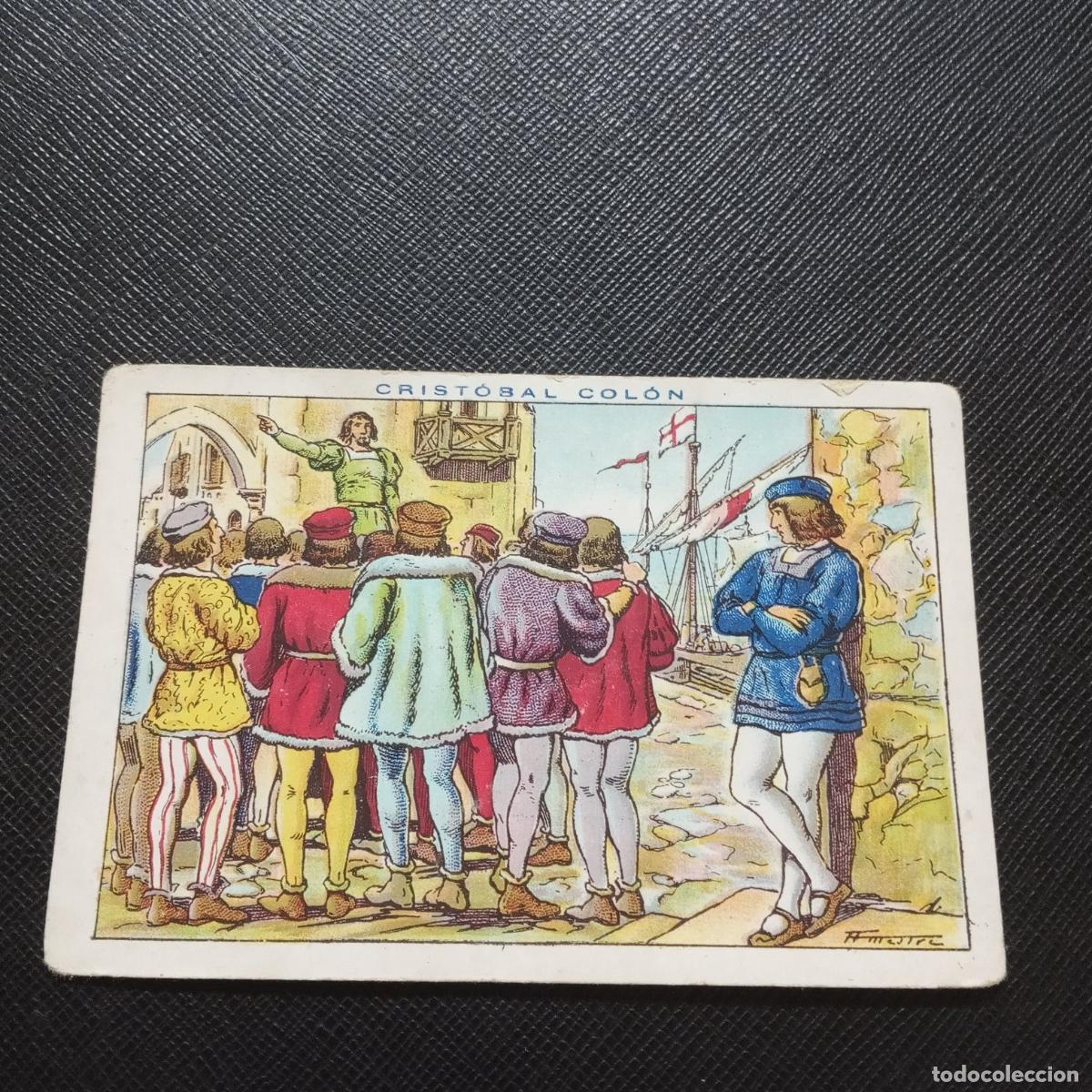 Coleccionismo cromos antiguos: 9 CRISTOBAL COLON CHOCOLATES JUNCOSA CROMO - CC10 SB5 - Foto 1