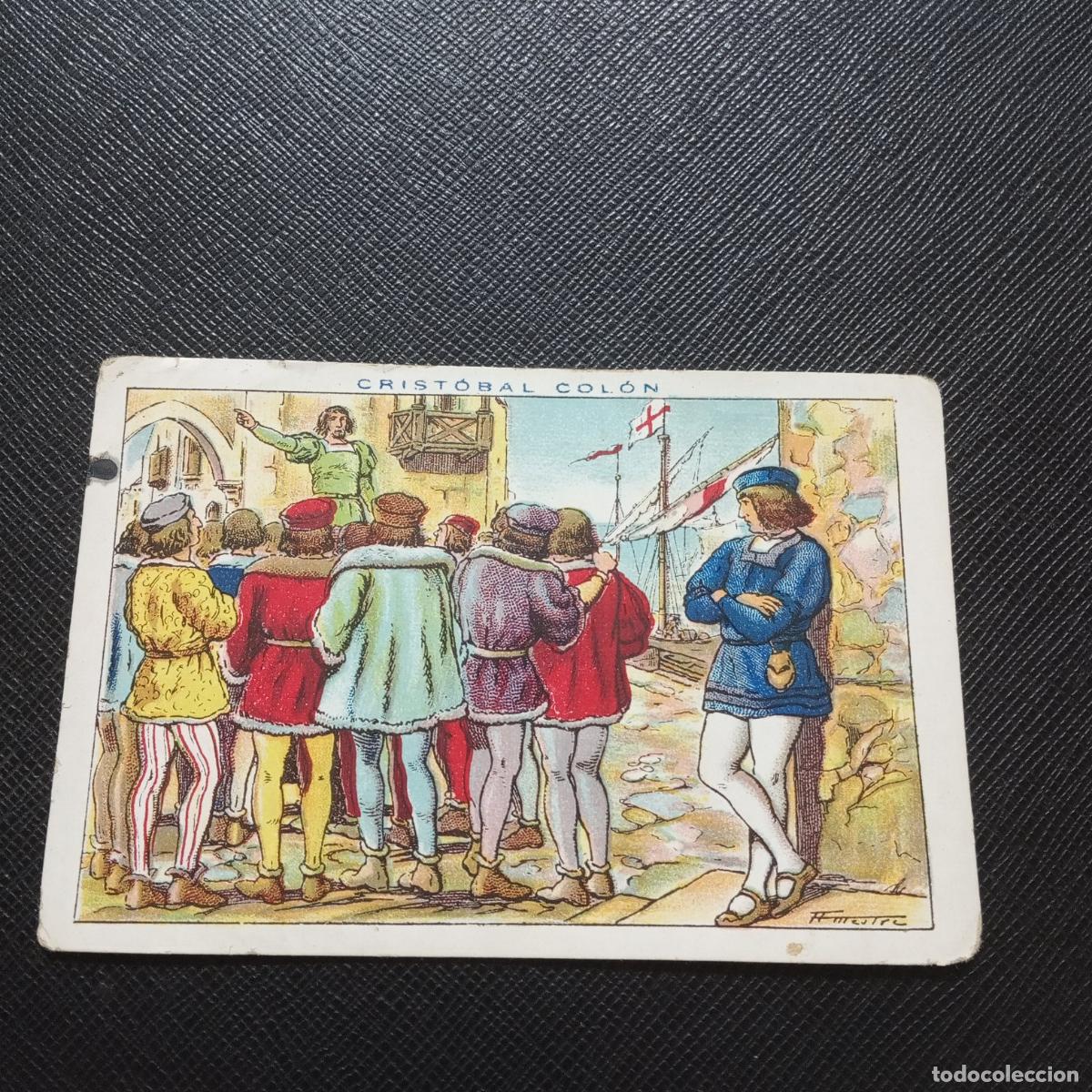 Coleccionismo cromos antiguos: 9 CRISTOBAL COLON CHOCOLATES JUNCOSA CROMO - CC10 SB5 B - Foto 1