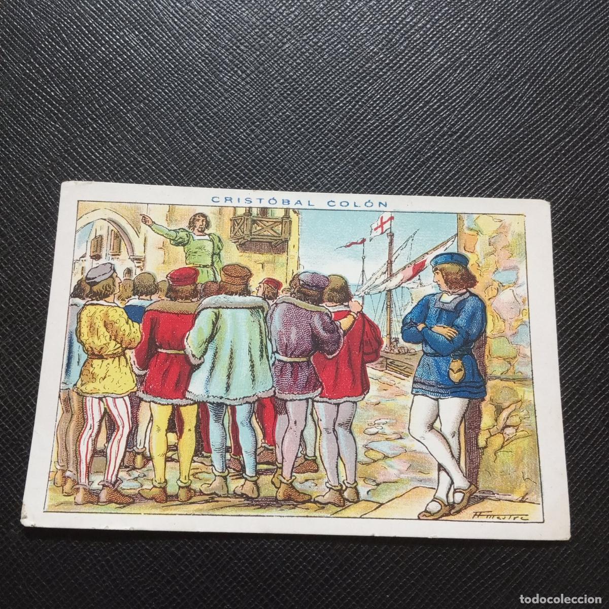Coleccionismo cromos antiguos: 9 CRISTOBAL COLON CHOCOLATES JUNCOSA CROMO - CC10 SB5 C - Foto 1