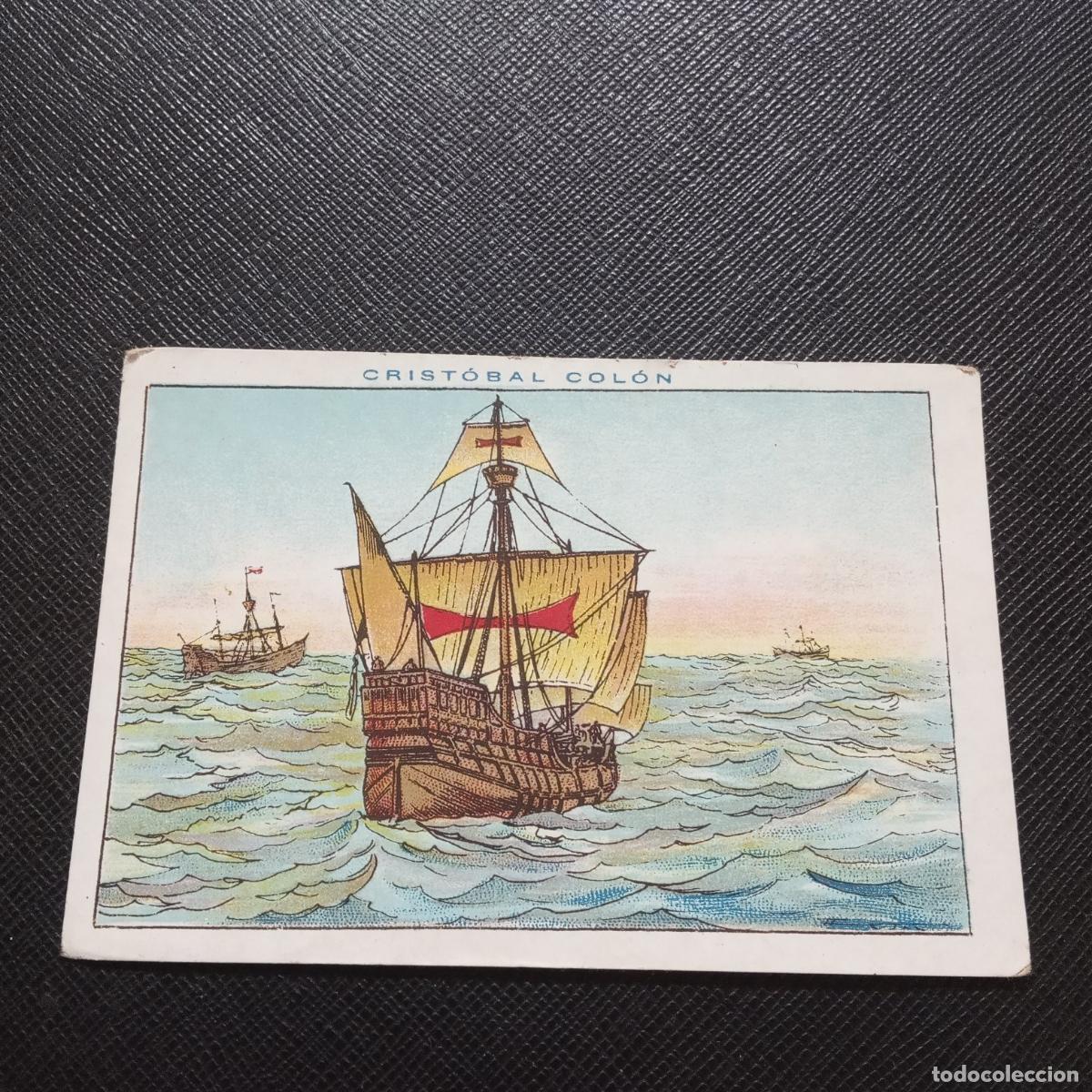 Coleccionismo cromos antiguos: 30 CRISTOBAL COLON CHOCOLATES JUNCOSA CROMO - CC10 SB5 - Foto 1