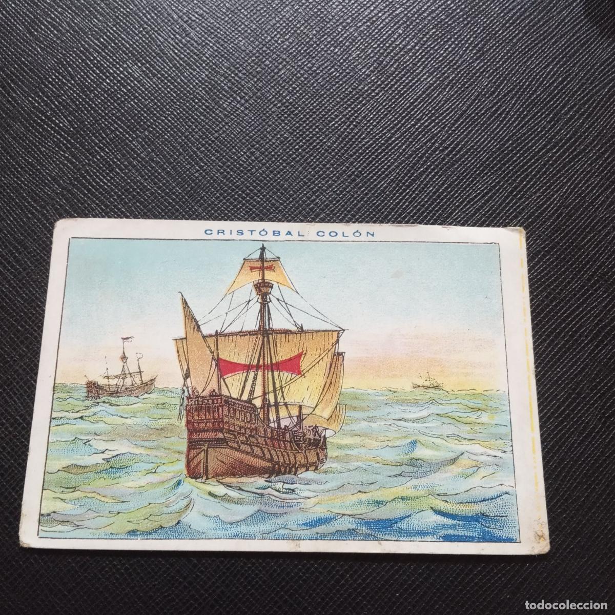 Coleccionismo cromos antiguos: 30 CRISTOBAL COLON CHOCOLATES JUNCOSA CROMO - CC10 SB5 C - Foto 1