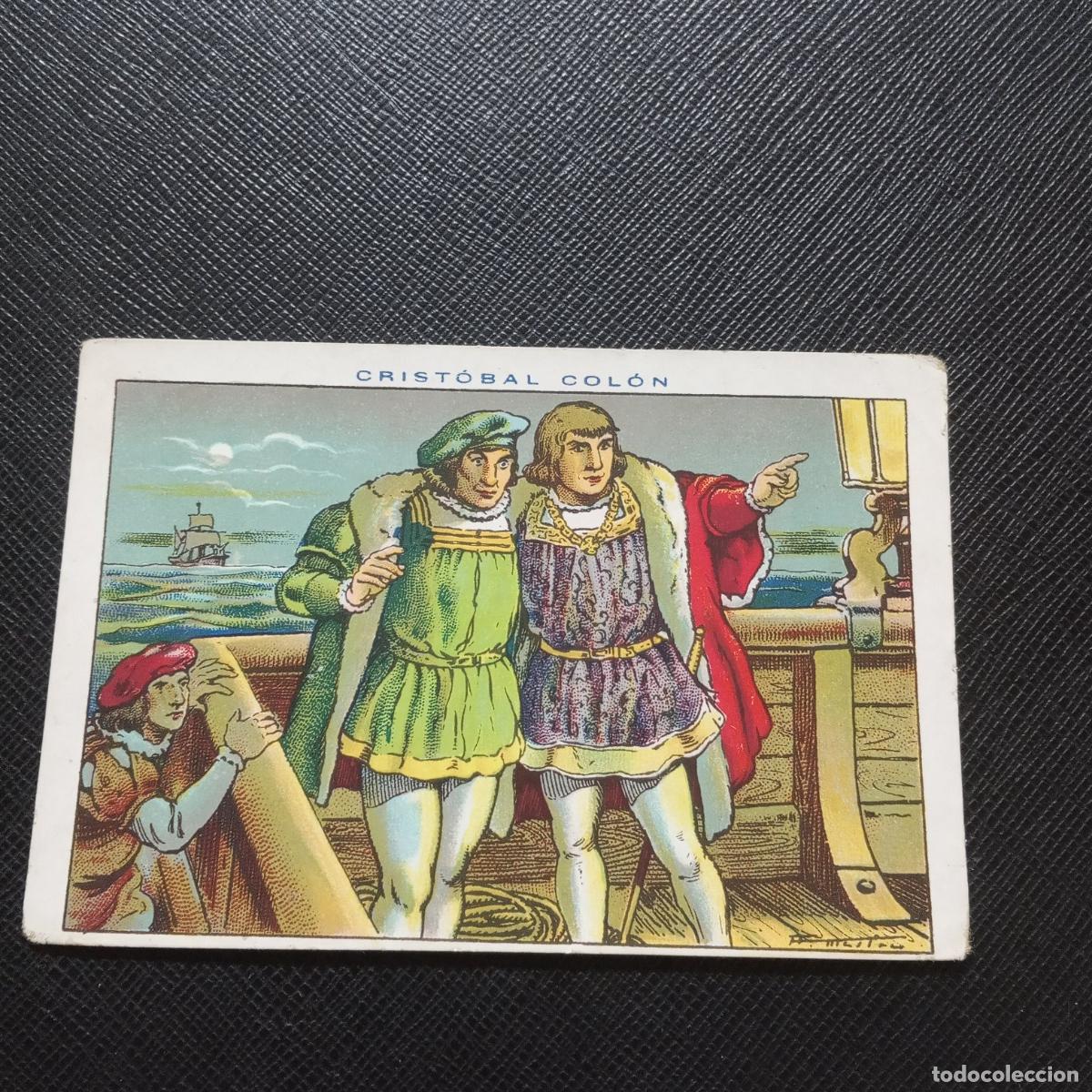 Coleccionismo cromos antiguos: 38 CRISTOBAL COLON CHOCOLATES JUNCOSA CROMO - CC10 SB5 - Foto 1