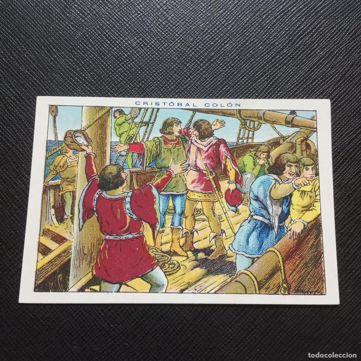 Coleccionismo cromos antiguos: 40 CRISTOBAL COLON CHOCOLATES JUNCOSA CROMO - CC10 SB5 - Foto 1