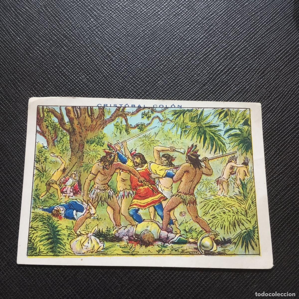 Coleccionismo cromos antiguos: 54 CRISTOBAL COLON CHOCOLATES JUNCOSA CROMO - CC10 SB6 - Foto 1