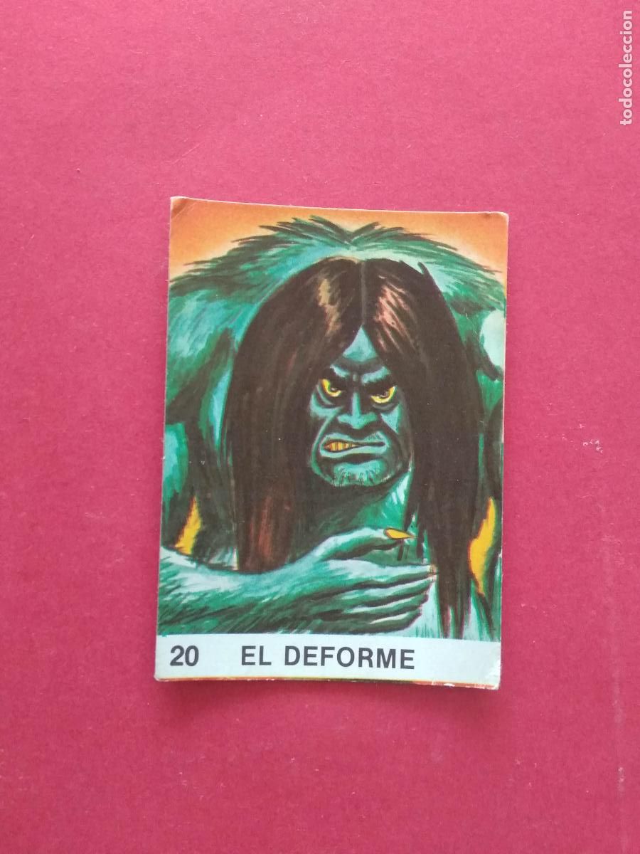 Coleccionismo cromos antiguos: SUPER MONSTRUOS CROMO NUNCA PEGADO N&ordm; 20 EL DEFORME - Foto 1