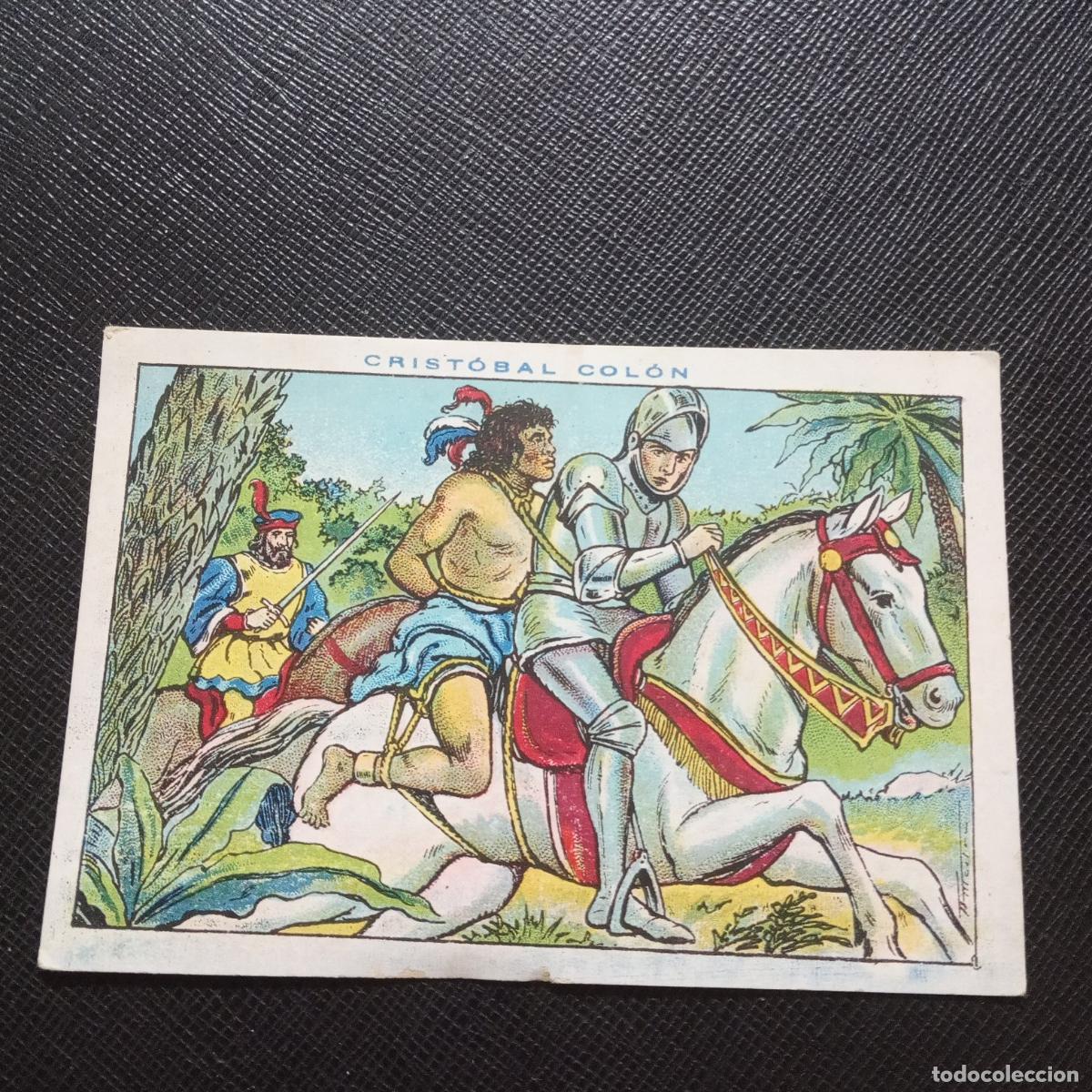 Coleccionismo cromos antiguos: 32 CRISTOBAL COLON CHOCOLATES JUNCOSA CROMO - CC10 SB7 - Foto 1