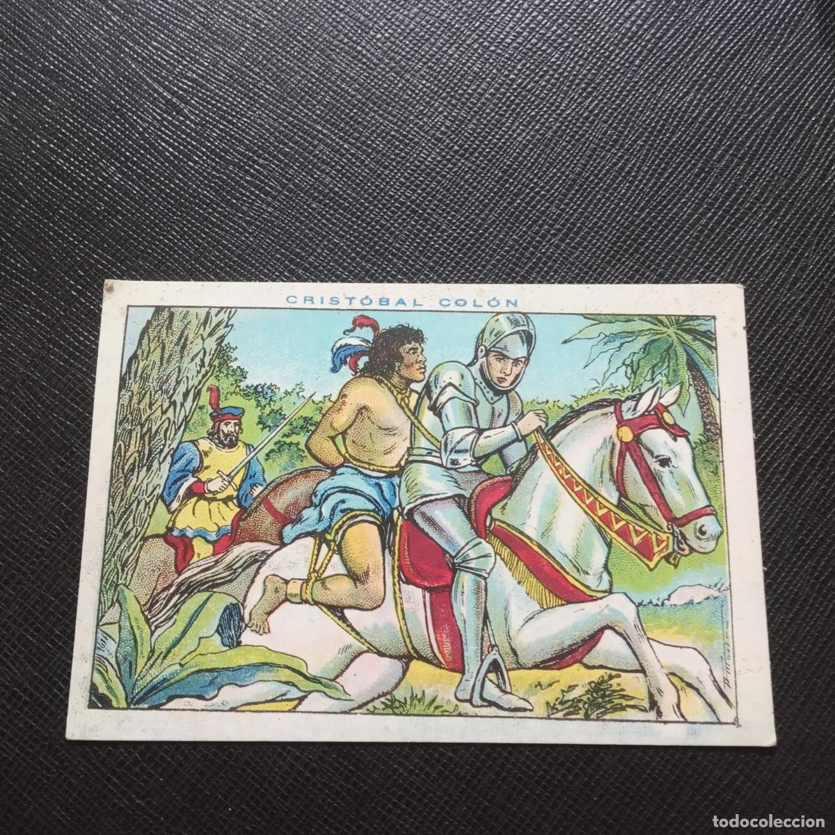 Coleccionismo cromos antiguos: 32 CRISTOBAL COLON CHOCOLATES JUNCOSA CROMO - CC10 SB7 B - Foto 1
