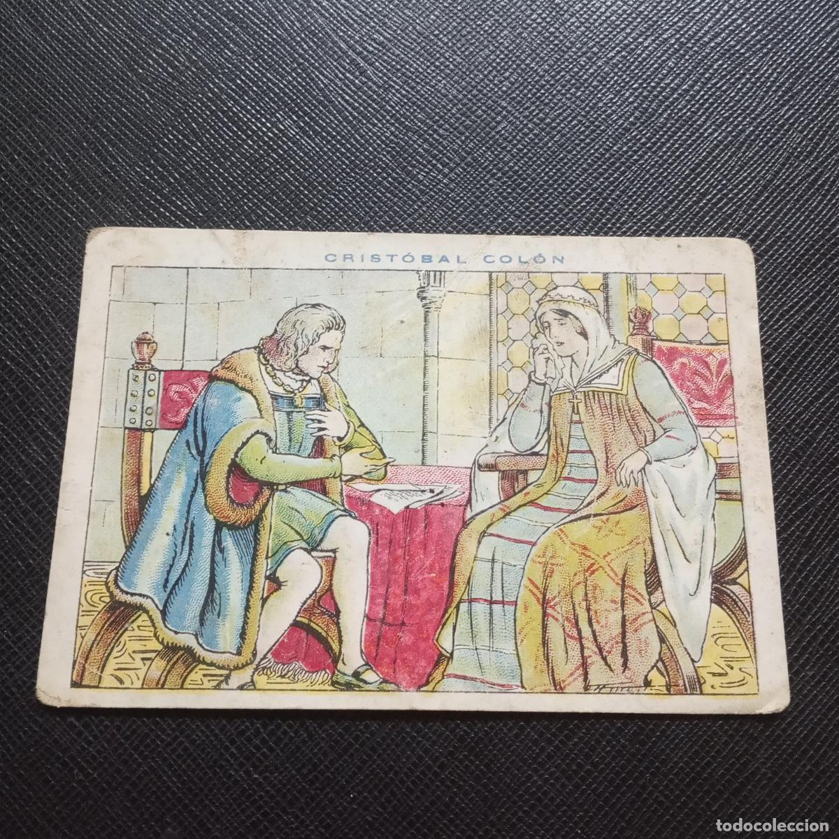 Coleccionismo cromos antiguos: 35 CRISTOBAL COLON CHOCOLATES JUNCOSA CROMO - CC10 SB7 B - Foto 1