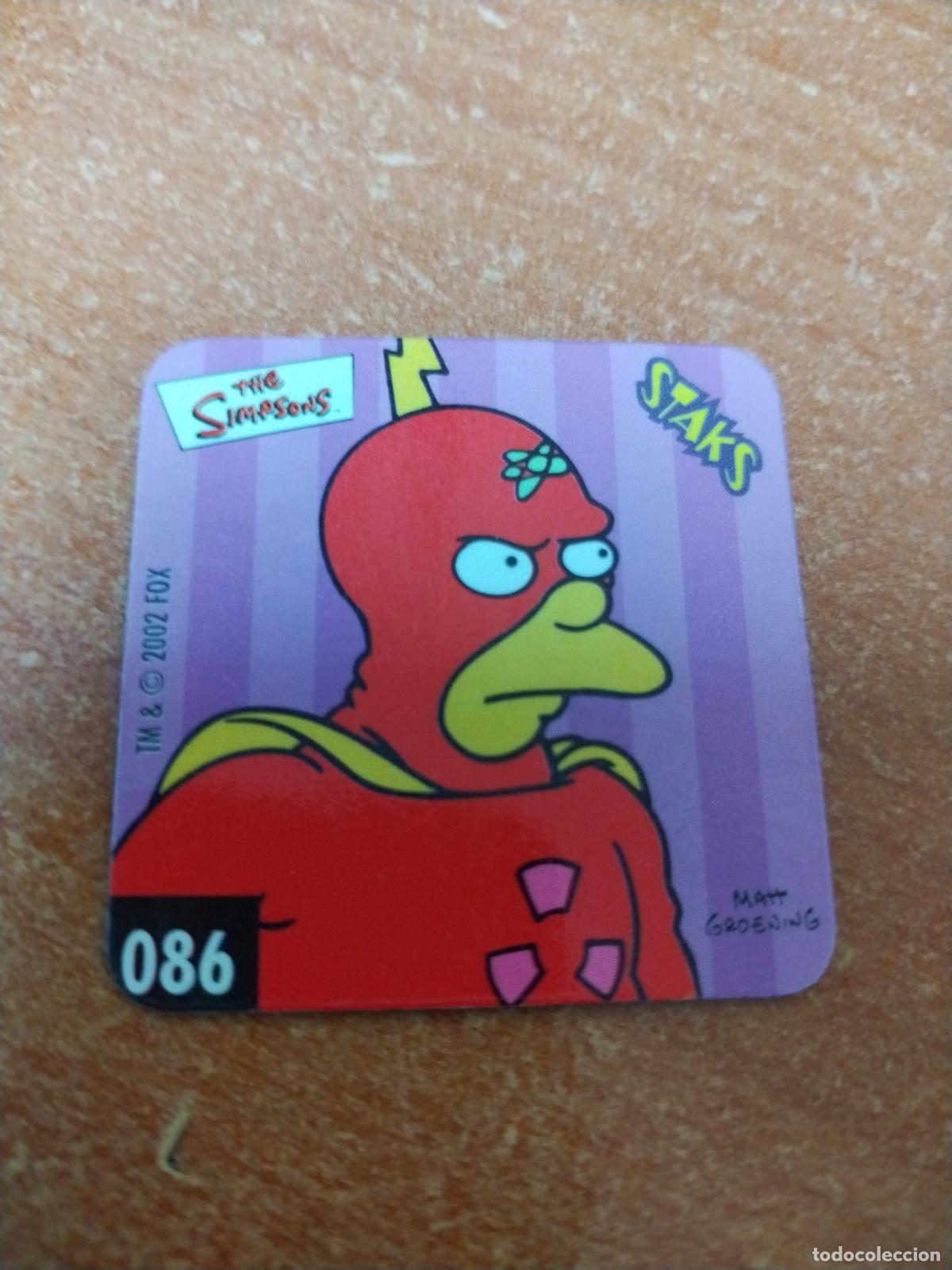 Coleccionismo cromos antiguos: IMAN STAKS THE SIMPSONS N&ordm; 086 ( PANINI ) - Foto 1