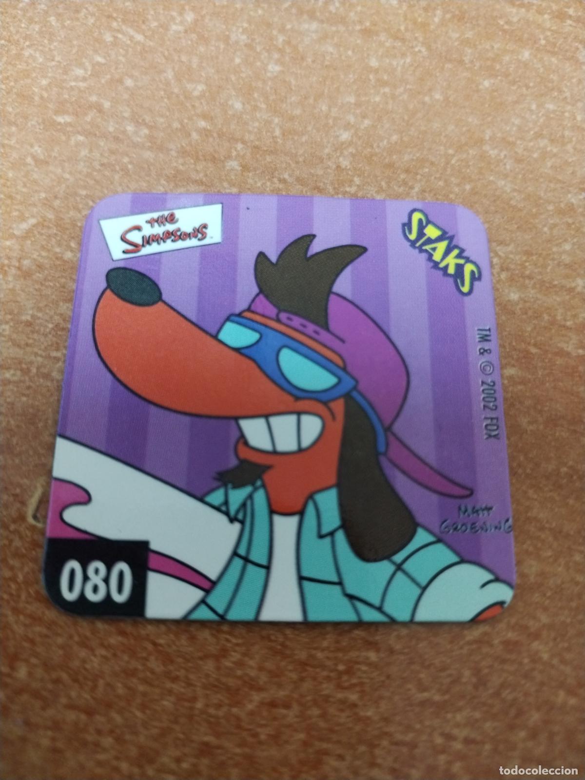 Coleccionismo cromos antiguos: IMAN STAKS THE SIMPSONS N&ordm; 080 ( PANINI ) - Foto 1