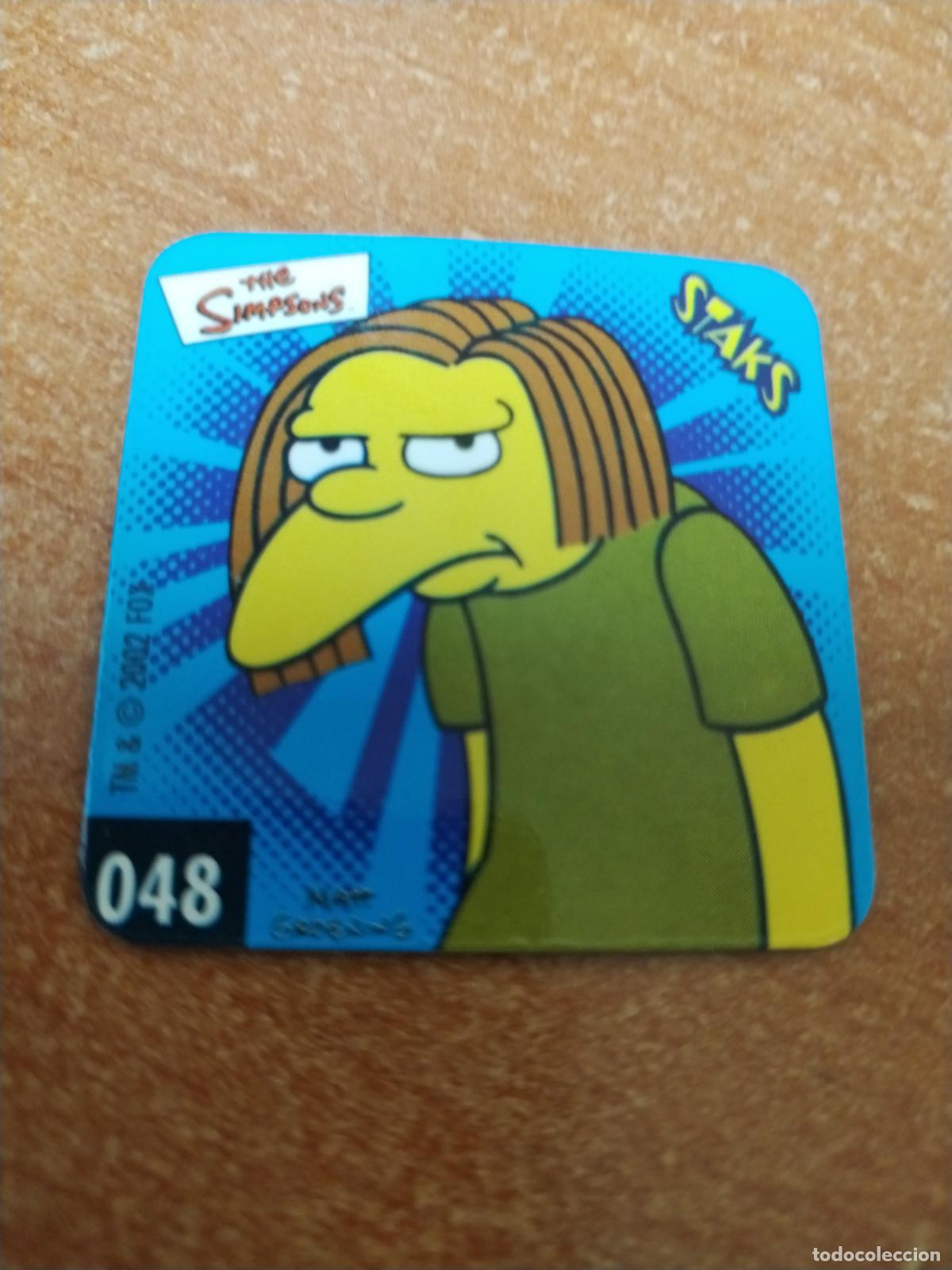 Coleccionismo cromos antiguos: IMAN STAKS THE SIMPSONS N&ordm; 048 ( PANINI ) - Foto 1