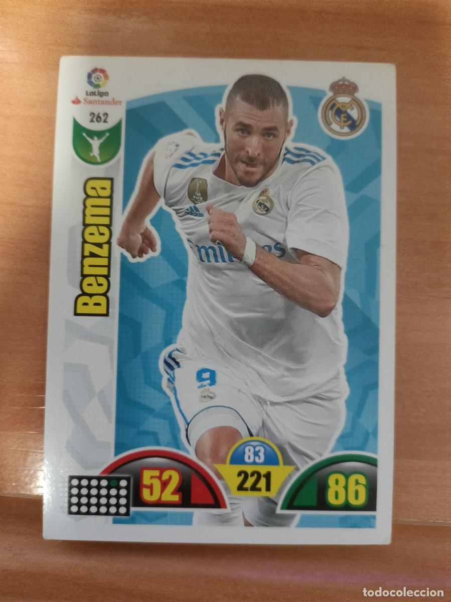 Coleccionismo cromos antiguos: benzema, adrenalyn 17 18 - Foto 1
