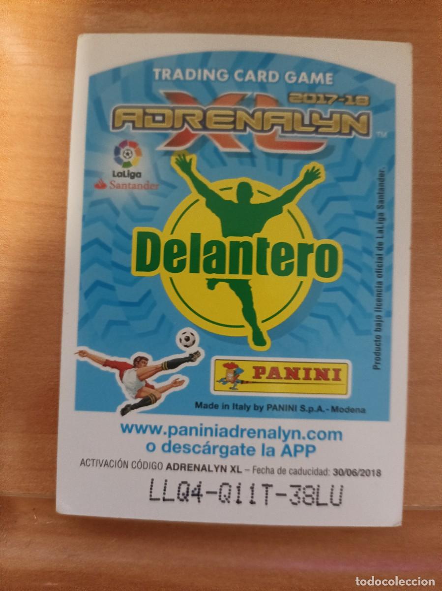 Coleccionismo cromos antiguos: benzema, adrenalyn 17 18 - Foto 2