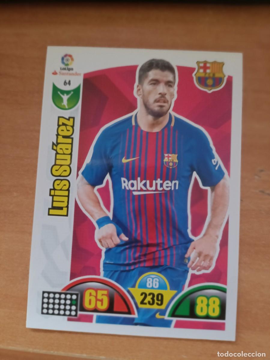 Coleccionismo cromos antiguos: luis suarez, adrenalyn 17 18 - Foto 1