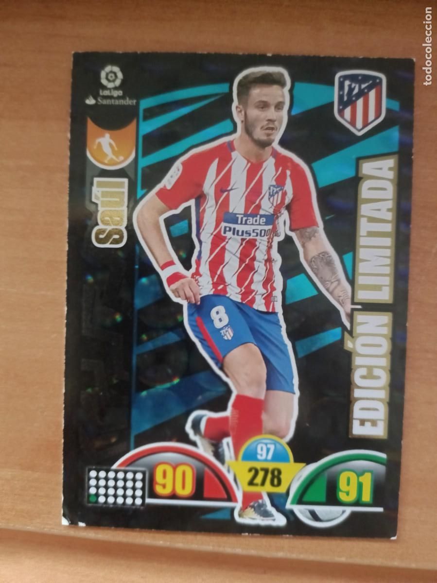 Coleccionismo cromos antiguos: saul, adrenalyn 17 18 edicion limitada - Foto 1