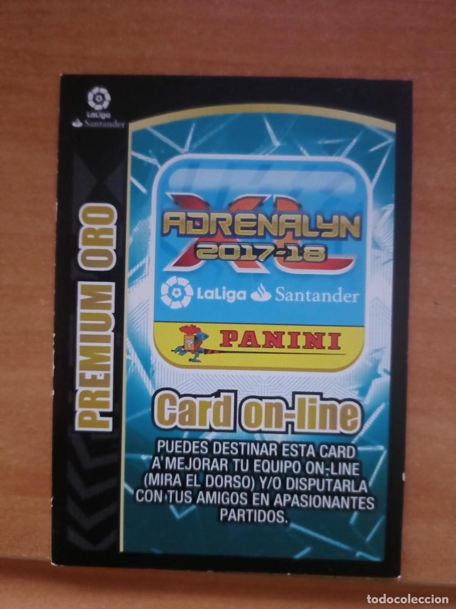 Coleccionismo cromos antiguos: adrenalyn 17 18 premium oro - Foto 1