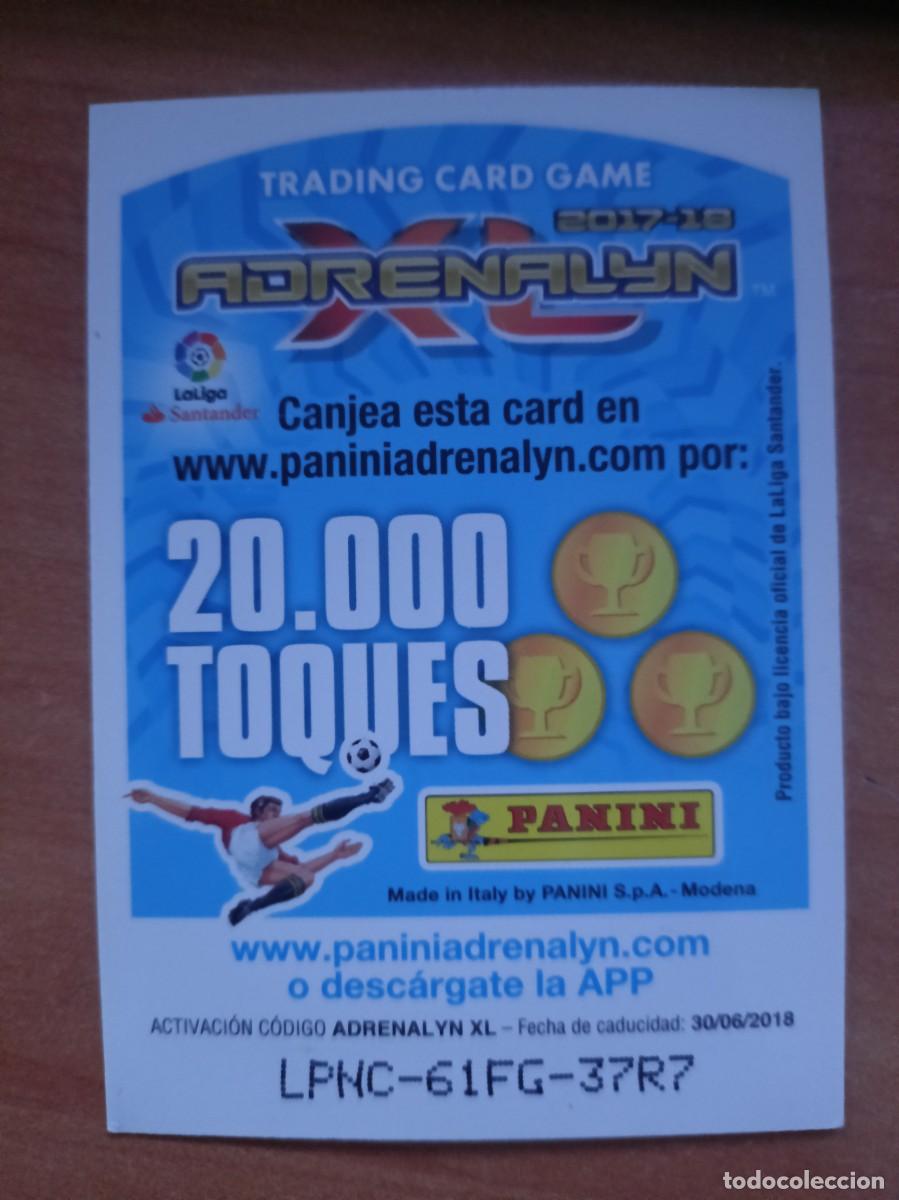 Coleccionismo cromos antiguos: adrenalyn 17 18 premium oro - Foto 2