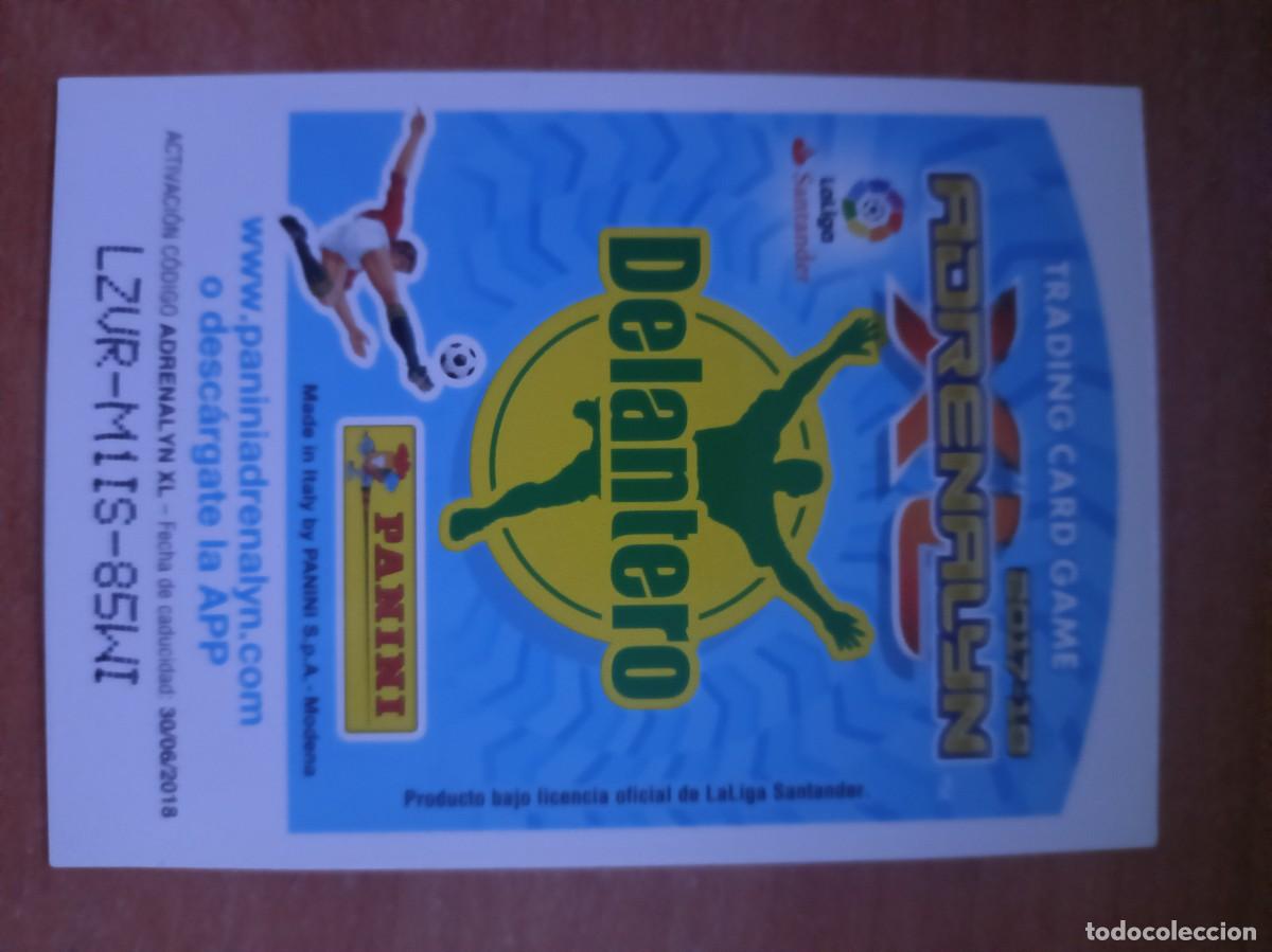 Coleccionismo cromos antiguos: benzema, adrenalyn 17 18 - Foto 2