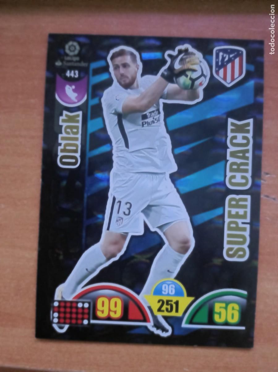 Coleccionismo cromos antiguos: oblak, adrenalyn 17 18 super crack - Foto 1