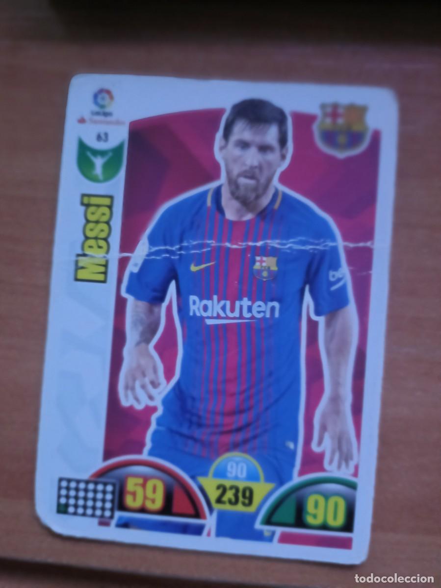 Coleccionismo cromos antiguos: messi, adrenalyn 17 18. - Foto 1