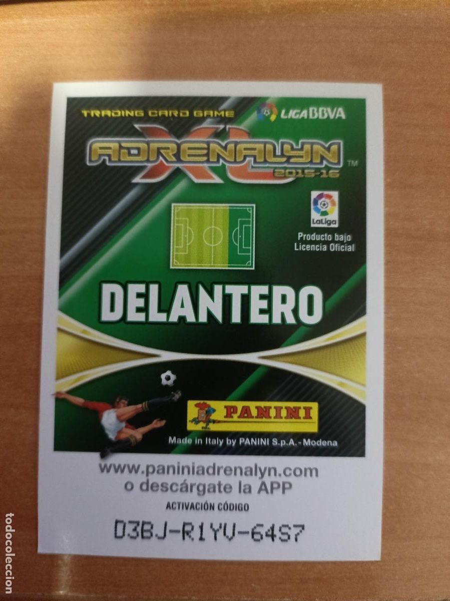 Coleccionismo cromos antiguos: benzema, adrenalyn 15 16. - Foto 2