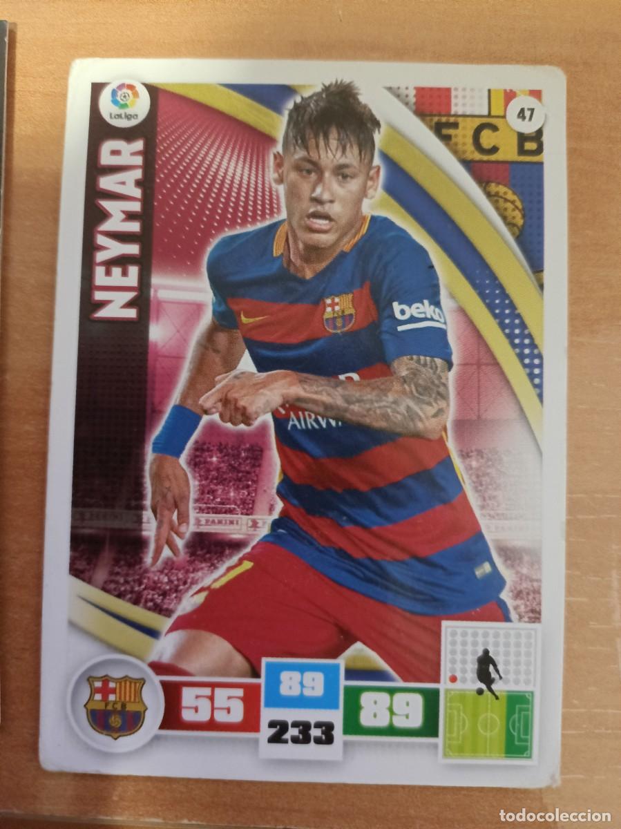 Coleccionismo cromos antiguos: neymar, adrenalyn 15 16. - Foto 1